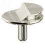 10 002118 Low profile SEM pin stub 12 diameter with 36 degree for Zeiss SEM FIB aluminium