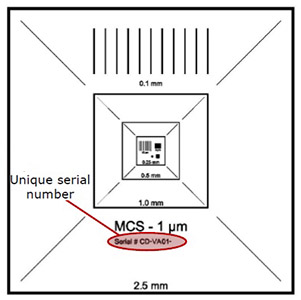 31 T31000 EM Tec MCS 1CF certified calibration standard small