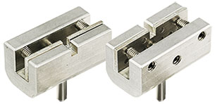 small vice gripping stub holder with clamping plate