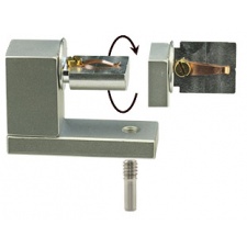 EM-Tec PH91 S-Clip 90&deg; Quick-Flip SEM sample holder kit, compatible with pin & M4