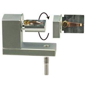 EM-Tec PH91 S-Clip 90&deg; Quick-Flip SEM sample holder kit, compatible with pin & M4