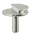 Low profile SEM pin stub 12 mm diameter with 90 degree small