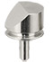 45 degree angled SEM pin stub 12.7 diameter standard pin aluminium