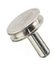 SEM pin stub 9.5 diameter top standard pin aluminium